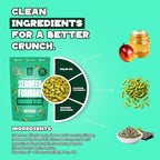 Where You Bean Edamame Beans Snack (Seaweed Furikake) - Crunchy and Dry Roasted Edamame Beans - High Protein Snacks, Keto and Vegan Healthy Snacks for Adults & Low Carb Asian Snack 3 oz (Pack of 4)