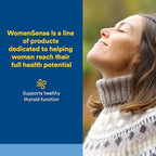 WomenSense ThyroSense by Natural Factors, Natural Supplement to Support Healthy Thyroid Function, Vegetarian, Non-GMO, 120 capsules (60 servings)