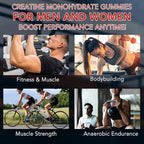 Creatine Monohydrate Gummies Creatine Monohydrate per Serving Chewable Creatine for Muscle Builder, Energy Boost, 120 Gummies