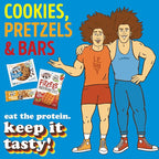 Lenny & Larry's FITZELS Variety Pack, 3 Flavors, 12 Count- Savory Pretzel Snacks Incredibly Tasty, High Protein Salty, Vegan, 20 g's of Plant Based Protein, 3 oz Each