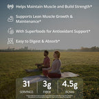 MRM Veggie Elite Performance Protein - Chocolate Mocha, Plant-Based Powder, 24g Protein per Serving with BCAAs & Digestive Enzymes, Clinically Tested - Vegan, Gluten-Free - 31 Servings