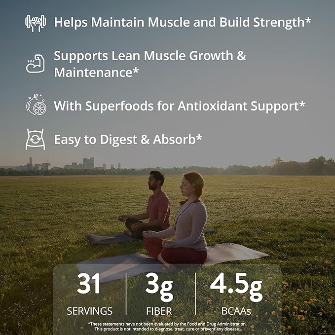 MRM Veggie Elite Performance Protein - Chocolate Mocha, Plant-Based Powder, 24g Protein per Serving with BCAAs & Digestive Enzymes, Clinically Tested - Vegan, Gluten-Free - 31 Servings