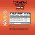 ALFA VITAMINS Curcumin Turmeric with Black Pepper, Dietary Supplement That Supports Joint Health & Cardiovascular Wellness, Enhanced Formula with Piper Nigrum for Improved Absorption, 90 Capsules