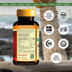 Nutrex Hawaii Vegan BioAstin Hawaiian Astaxanthin - 4mg, 120 Softgels - Farm-Direct Premium Antioxidant Supplement to Support Eye, Skin, Joint & Immune System Health - Vegan, Non-GMO & Gluten-Free