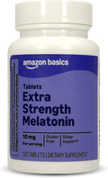 Amazon Basics Extra Strength Melatonin Tablets, 10 mg 120 Count