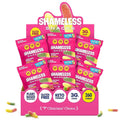 Shameless Snacks - Healthy Low Calorie Snacks, Low Carb Keto Gummies (Gluten Free Candy) - 6 Pack Wild Worms