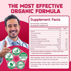 Magnesium Glycinate Gummies - Sugar Free Magnesium Potassium Supplement with Vitamin D, B6, CoQ10 for Calm Mood & Sleep Support - 120 Raspberry Chews