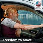 FIGHTECH Shoulder Brace for Torn Rotator Cuff for Men and Women - 2 Sizes - Support & Pain Relief (Gray, Small/Medium)