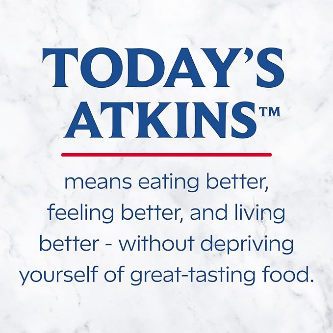 Atkins Strong High Protein Shake, Chocolate Peanut Butter Flavor, 30g Protein, GLP-1 Support, Low Carb and Low Sugar Shake, Keto Friendly, Gluten Free, Muscle and Gut Health Support, 12 Count
