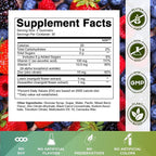 Vitamatic Eye Health Gummies with Lutein, Zeaxanthin, Vitamin C, E & Zinc – Mixed Berry Flavor – 60 Gummies –Non-GMO, Gluten-Free