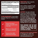L-Arginine 1800mg and Pine Bark Extract 100mg - Nitric Oxide Supplement for Men - Performance Supplement for Men's Health - 90 Count - Endurance, Recovery Support - Vegan, Non-GMO Capsules