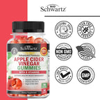 Apple Cider Vinegar Gummies for Weight Loss - ACV Gummies with The Mother for Women & Men - Energy Boost Bloat Digestive & Immune Support - Vitamin B12 B6 B 9 Folic Acid - Vegan Detox Cleanse -90Ct