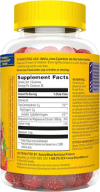 Nature Made Melatonin + Magnesium Gummies, Sleep and Relax Support, Melatonin 3mg Non-Habit Forming Sleep Aid, Magnesium Citrate, 50 Gummies