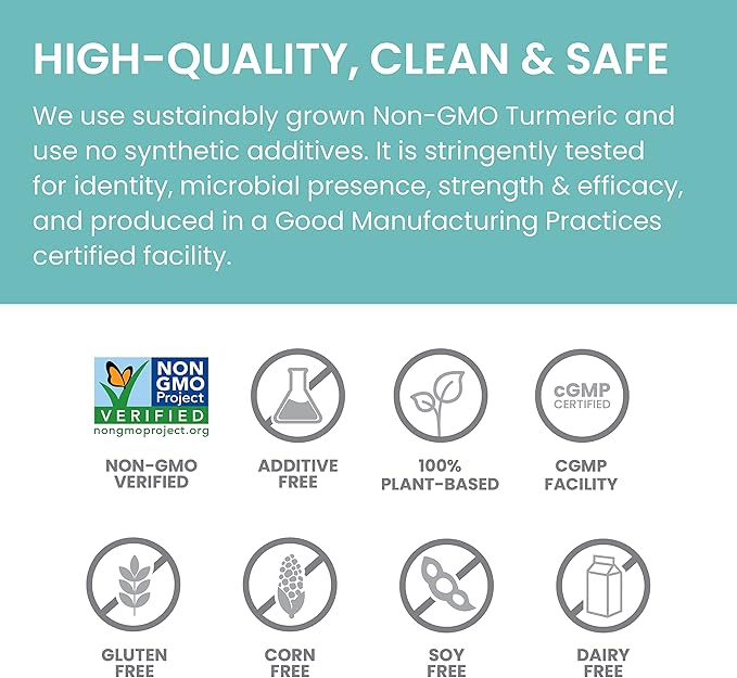 Himalaya Turmeric 95 Supplement with Curcumin/Curcuminoids, Joint and Muscle Support, Optimum Flexibility and Mobility, 600 mg, Non-GMO, Vegan, Gluten Free, 60 Capsules, 2 Pack, 60 Day Supply