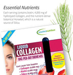 Applied Nutrition Liquid Collagen Skin Revitalization - 10 Liquid Tubes, Pack of 2 - Collagen, Biotin & Silica - Tropical Strawberry & Kiwi Flavor - 20 Servings