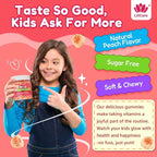 Kids Multivitamin Gummies + Iron, Omega 3, Probiotic, Fiber, Vitamins A C D3 E, K2, Methylfolate, Calcium, Choline, Kids Vitamins Multivitamin for Growth, Immune, Bone, Brain, Focus, No Sugar, 60 Cts