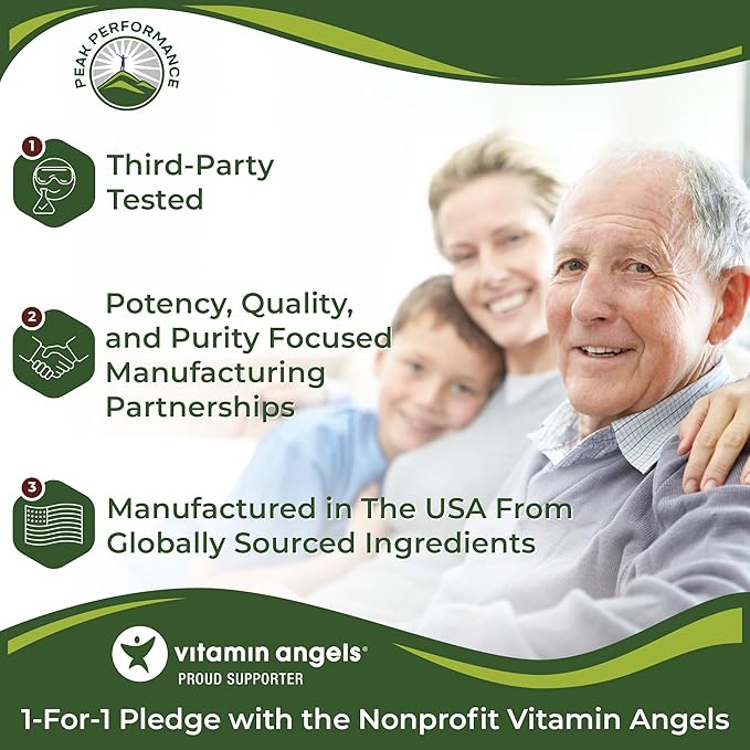 Peak Performance Advanced Vitamin D 2000 IU with All 3 Types of Vitamin K Vitamin D3 and Vitamin K2, K1, MK-7 (MK7), MK4 Supplements - 60 Small and Easy to Swallow Vegetable Pills