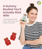 BariSlim Advanced Bariatric Multivitamin Gummies - Specially Formulated Bariatric Vitamins for Patients After Weight Loss Surgery - Supports Energy & Immune Health | Cherry (90 Vegan Gummies)