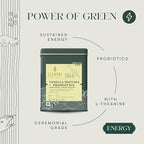 Luxmi Estates Vanilla Matcha with Priobiotics (50 g) Organic Matcha Tea, Rich in Antioxidants, Tea for Relaxing