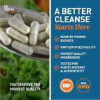 Dr. Tobias Colon Cleanse - Constipation Relief & Gut Health Support for Women & Men | 14 Day Colon Cleanser for a Gentle Colon Detox & Gut Flush - 3 Bottles of 28 Capsules