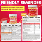 Red Yeast Rice Gummies 600mg & CoQ10 200mg for Adult, 12-in-1 High Absorption Coenzyme Q10 Supplement Plus Omega 3, PQQ, Astaxanthin, Methyl B12, Support Brain, Energy, Immunity, Antioxidant, 120Cts