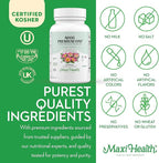 Maxi Health Women's Organic Evening Primrose Oil Capsules 1500mg - EPO Gamma Linolenic Acid Supplement - PMS & Hot Flashes Menopause Relief - GLA Hormonal Acne Supplements (90 Count)
