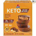 Atkins Keto Peanut Butter Cups, Naturally Flavored, Zero Grams Added Sugar, Gluten Free, 20 Count