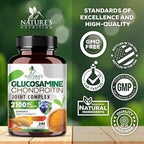 Glucosamine Chondroitin MSM - Joint Support Supplement for Joint Mobility, Comfort and Cartilage Support For Men and Women - Glucosamine Complex Supplements with Turmeric & Boswellia - 240 Capsules