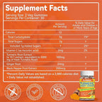 Turmeric Curcumin Gummies 500mg, with Turmeric Root Extract, Ginger Root, Black Pepper Extract, Antioxidant Support, Orange Flavor Gummies, 60 Count (Pack of 2)