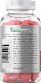 Horbäach Vegan Apple Cider Vinegar Gummies | 90 Count | ACV Supplement | Apple Flavor | Non-GMO, Gluten Free Gummies for Adults
