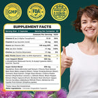 Milk Thistle Supplement for Liver Cleanse Detox & Repair, Liver Supplement with 450 mg Milk Thistle Extract (80% Silymarin) for Liver Support and Health, GMO-Free, 120 Veggie Capsules (60 Day-Supply)
