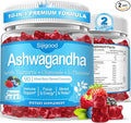 180 Count | Ashwagandha Gummies–Ashwagandha Supplements with L-Theanine & GABA–Support zzZ, M♡♡d, Relaxation, Daily Balance, Mind-Body Wellness for Women & Men