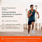 Genius Test, Advanced Testosterone Booster for Men - Natural Stamina, Endurance, Energy & Strength Enhancing Supplement - Lean Muscle Builder, Brain & Libido Support Male Supplements, 120 Veggie Pills