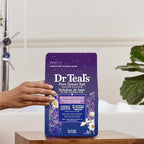 Dr Teal's Epsom Salt Soak, Lavender & Chamomile, 3 lbs | Pack of 2 | Sleep Blend | With Melatonin | Essential Oils