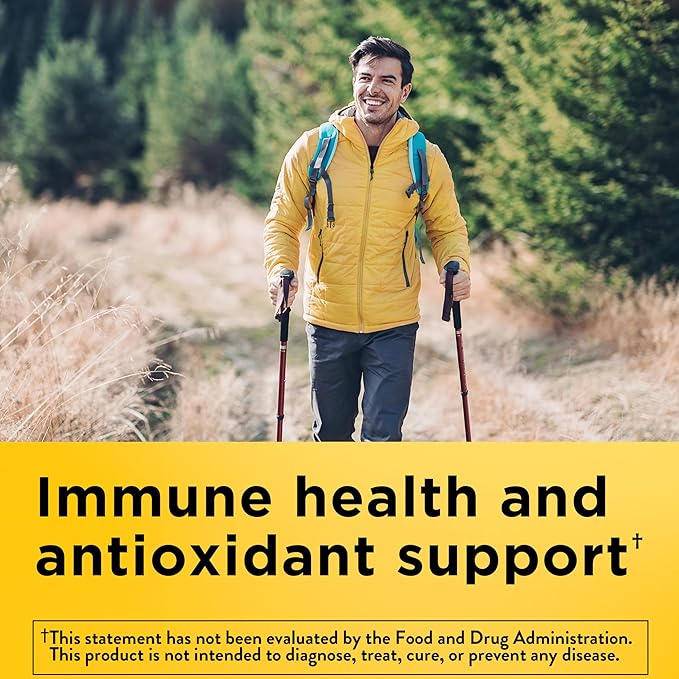 Nature Made Zinc Supplements 30 mg Per Serving, Dietary Supplement for Immune Health and Antioxidant Support, 60 Zinc Gummies, 30 Day Supply