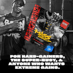 Mutant Mass Extreme 2500 - High Calorie Mass Gainer Whey Protein Powder with Whole Food Carbs - Muscle Building & Weight Gain Supplement for Extreme Hard Gainers - Triple Chocolate 6 lbs