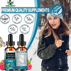 Cortisol Supplement for Women - 19-in-1 Liquid Cortisol Supplement w/Ashwagandha Magnesium L-theanine Phosphatidylserine Herbs - High Absorption Hormone Balanced for Women Drops - Sleep Focus, Non-GMO
