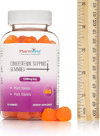 Pharmvista Plant Sterols and Stanols 1200mg Gummy-Vegan Friendly Allergen Free Gluten Free-90 Count