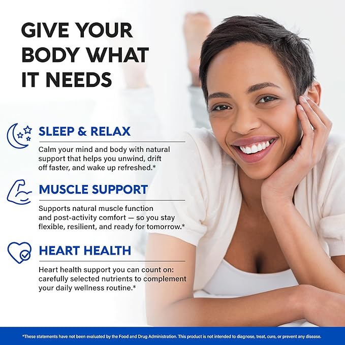 Magnesium Supplement - 5 in 1 Complex | Glycinate | Citrate | Malate | Taurate | Oxide - Made in USA - Stress, Muscle & Heart Support - Vegan, Natural, Non-GMO - 180 Capsules, 2 Month Supply