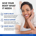 Magnesium Supplement - 5 in 1 Complex | Glycinate | Citrate | Malate | Taurate | Oxide - Made in USA - Stress, Muscle & Heart Support - Vegan, Natural, Non-GMO - 180 Capsules, 2 Month Supply