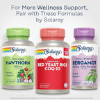 SOLARAY Red Yeast Rice Plus CoQ-10 & No-Flush Niacin Vitamin B-3, Healthy Heart & Cardiovascular Support, Non-Irradiated & Citrinin Free, 60 Day Money Back Guarantee, 100 Servings, 100 VegCaps