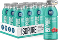 Isopure Zero Carb 32g Clear Protein Ready-to-Drink, Whey Protein Isolate, Blue Raspberry, 12 Pack (Packaging May Vary)