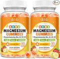 Magnesium Glycinate Gummies for Kids, Brain Supplement for Memory and Focus with Phosphatidylserine, L-Theanine, Zinc for Kids & Adults Sleep Cognition Calm, Strawberry & Banana Flavor 120ct