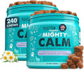 Mighty Paw Calming Chews for Dogs with Melatonin 2 Pack - Sleep Aid Waggables Calm (Made in USA) - Puppy & Large Dog Treats - Composure Dog Calming Chews for Stress & Relaxation, 240 Count