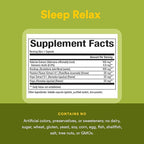 Herbal Factors Sleep Relax Formula by Natural Factors, Natural Sleep Aid with Valerian Root, Passion Flower and Skullcap, Non-GMO, 90 capsules (90 servings)