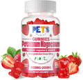 Potassium Magnesium Gummies - High Absorption Magnesium Glycinate & Potassium Citrate Plus Omega 3, B6, D3, K2 & Calcium - Chewable Gummy for Leg Cramps, Immunity & Energy Strawberry 60 Gummies