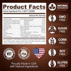 Turkey Tail Mushroom for Dogs - 170 Chews - Mushroom Supplement for Dogs - Lions Mane - Reishi - Immunity Support Multivitamin Vitamins - Joint Health - Energy - Gut - Skin - Made in USA