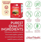 Maxi Health Cholesterol Gummies for Adults – 1200mg Plant Sterols and Stanols Supplements – Kosher and Gluten Free Healthy Cholesterol Supplements – Orange Flavor Gummies (30 Count)