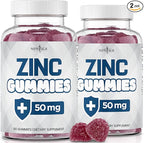NEW AGE Zinc Gummies - 2 Pack - 50mg High Immune Booster Zinc Supplement, Immune Defense, Powerful Natural Antioxidant, Non-GMO - by New Age, 120 Count