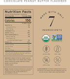 Truvani Vegan Pea Protein Powder | Chocolate Peanut Butter | 20g Organic Plant Based Protein | 10 Servings | Keto | Gluten & Dairy Free | Low Carb | No Added Sugar
